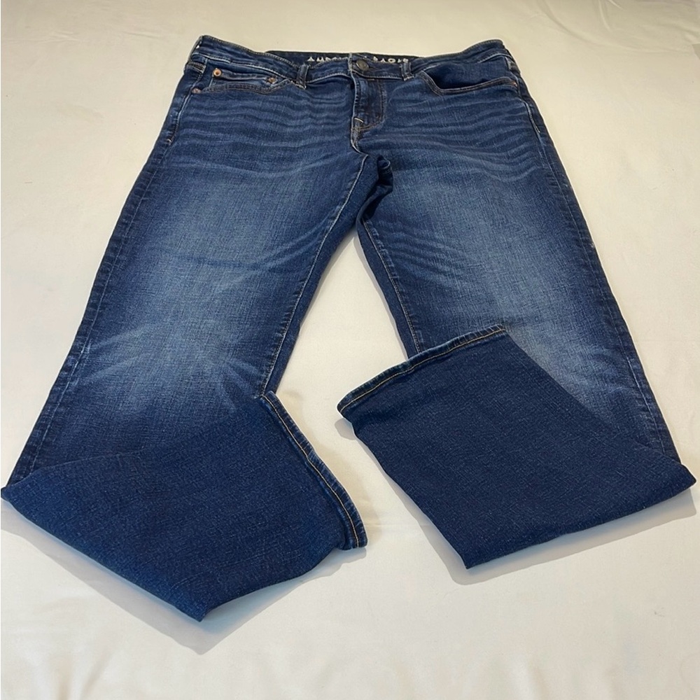 AMERICAN EAGLE ORIGINAL STRAIGHT SIZE 34/34 Men's Blue Jeans